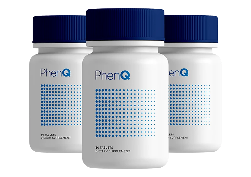 PhenQ bottles — 60-capsule dietary supplement bottles